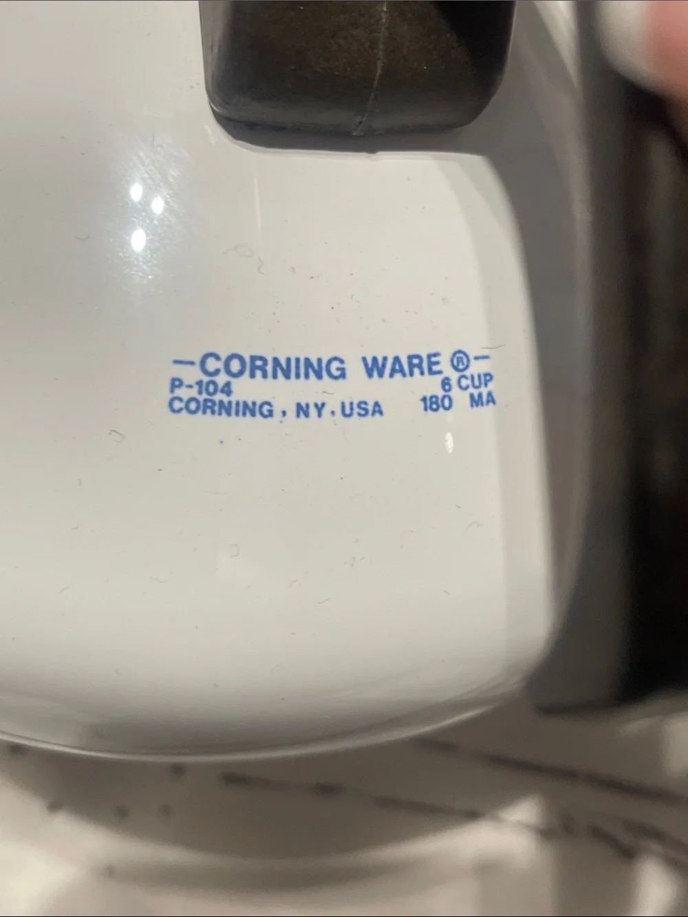 Corningware stovetop cup